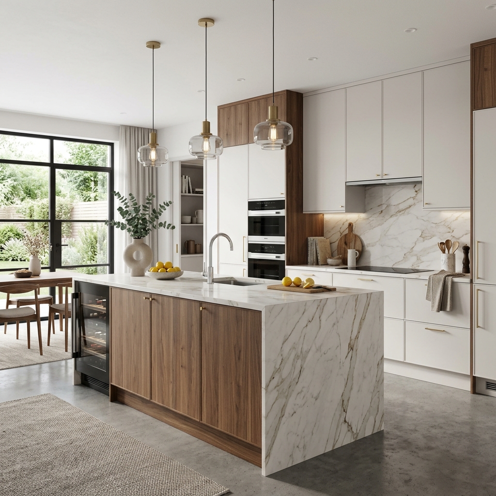 3D Kitchen Render